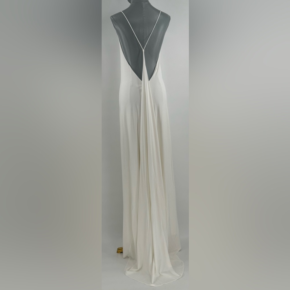 🆕 RAT & BOA 🧿 NWOT Amora Back Draped Jersey Dress, White - Sz XS - Picture 6 of 15